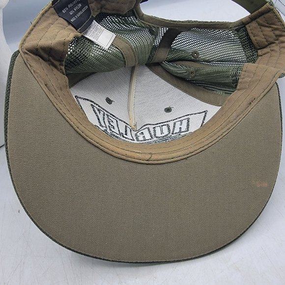 Hurley Green Embroidered Trucker Hat Adjustable Breathable Lightweight Casual - Picture 10 of 10